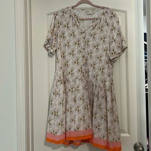 Spartina 449 Audubon Daisy Poppy Dress size Large